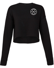 Load image into Gallery viewer, Womens Fleece Cropped Crew

