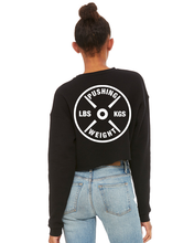 Load image into Gallery viewer, Womens Fleece Cropped Crew
