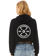 Load image into Gallery viewer, Womens Cropped Fleece Hoodie
