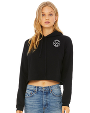Load image into Gallery viewer, Womens Cropped Fleece Hoodie
